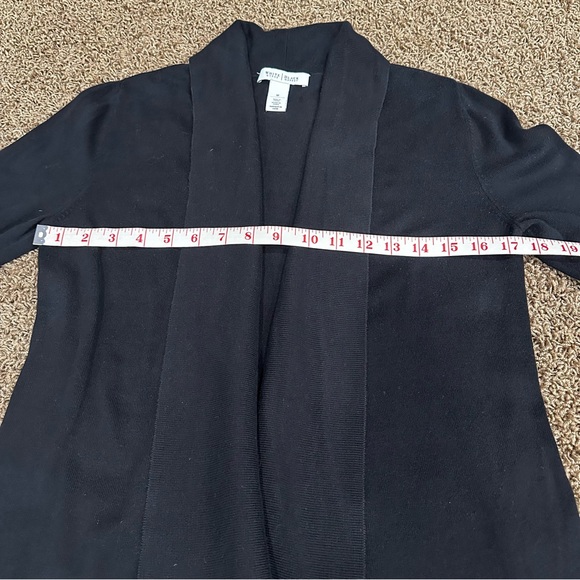White House Black Market medium black cardigan - Picture 4 of 6